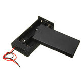 Plastik-Batteriehalter-Aufbewahrungsbox mit EIN/AUS-Schalter für 2x18650 Batterien 3.7V
