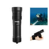 [EU Direct] SMACO F2 IPX8 Monolation Lanterna de Mergulho Resistente à Água com Luz Forte Subaquática 50m Operação de Mergulho Profissional Patrulha LEDD