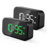 LED Digital Alarm Clock Fast Charging Backlight Snooze Mute Desktop Electronic Large Volume Alarm Clock Table Clocks Desktop Clock Home Decor