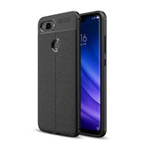 Bakeey™ Litchi Pattern Shockproof Soft TPU Cover Protective Case for Xiaomi Mi 8 Lite 6.26 inch Non-original