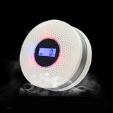 Digital LCD Carbon Monoxide CO Poisoning Gas Alarm Tester Fire Warning Monitor Smoke Detector