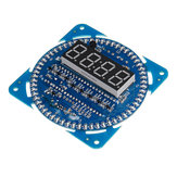 DS1302 Rotación LED Pantalla DIY Alarma electrónica creativa Reloj Temperatura Pantalla Alimentado por USB 5V