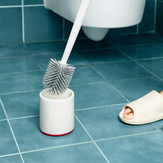 Escova de limpeza para vaso sanitário vertical Xiaomi YB-05 com armazenamento. Escova de borracha macia de TPR e plástico PP para banheiro e piso do vaso sanitário da Xiaomi Youpin