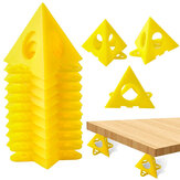 10 stuks Piramidestandaarden Set Driehoeksstandaarden Verf gereedschap Driehoek Verf Pads Voeten voor Houtbewerking Timmerman Accessoires Verf Pads