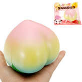 IKUURANI Rainbow Peach Squishy 10.5*9CM Licensed Slow Rising With Packaging Collection Gift Soft Toy
