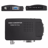 BNC S Video VGA naar Laptop Computer PC VGA Monitor Converter Adapter Box 1080P