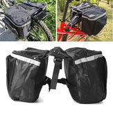 BIKIGHT 25L Rack de bicicleta traseira dupla saco de bagagem de armazenamento impermeável saco de bicicleta