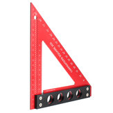 VEIKO 200mm Aluminiumlegierung Tischler Quadrat Dreieck Lineal Holzbearbeitung Präzisionsloch Positionierung Quadrat