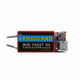 FM800 PRO 2.4g mini 8ch supporto ricevente SBus compatibile con CPPM FUTABA FASST per rc Multirotor