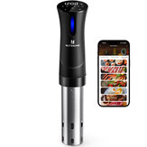 BLITZHOME SV2209 1100W Sous Vide Cooker APP Control Thermal Immersion Circulator Machine with Digital LED Display Time and Temperature Control