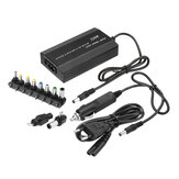Excellway 120W 12-24V Adaptateur d'alimentation réglable Adaptateur secteur CA/CC Port USB 5V