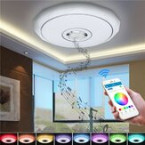 36W RGB Smart APP Control LED Потолочные светильники Bluetooth Музыкальная люстра для вечеринки домашнего декора  