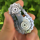 Ritzel Schwungrad Fingerspitzengyro Zahnradspielzeugkette aus Metall EDC Radsport-Spinner