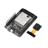 Carte de développement de module de caméra ESP32-CAM WiFi + Bluetooth ESP32 avec module de caméra OV2640 Geekcreit pour Arduino - produits compatibles avec les cartes officielles Arduino