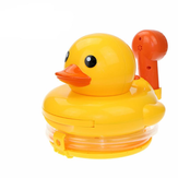 رئيس الحمام الأصفر بطة طفل اللعب رذاذ للأطفال صنبور الفناء الاستحمام السباحة للأطفال