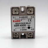 SSR -25DD/ 40DD Control de CC SSR de carcasa blanca Relé de estado sólido monofásico