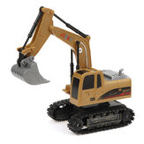 Escavatore per auto RC 1/24 Telecomando 2.4G Camion giocattolo con rotazione a 360° e luci
