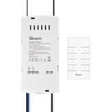 SONOFF iFan04-L WiFi-plafondventilator en lichtcontroller 100-240V eWeLink APP / 433MHz RF-afstandsbediening Smart Home werkt Alexa