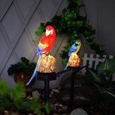Solarne oświetlenie trawnikowe LED Papuga Odporna na warunki atmosferyczne lampa ogrodowa dekoracyjna