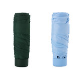 ポータブルミニ折り畳み式旅行防水防風UV耐性UPF50 +傘晴れまたは雨のためのD