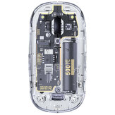 Mouse sem fio Inphic X5 2.4 800/1000/1200/1600DPI Carregamento Tipo-C Botão mudo Indicador de bateria Mouse gamer para notebook PC escritório