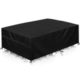 KING DO WAY 242x182x100CM 600D Protective Cover Furniture Cover Waterproof Durable Outdoor Household Table Protection Layer