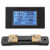 Excellway® 100A DC Digital Multifunction Fuerza Meter Energy Monitor Module Volt Meterr Ammeter With 50A Shunt