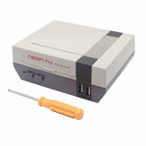 Boîtier NESPi Pro FC Style NES avec fonction RTC Pour Raspberry Pi 3 Modèle B+/3B / 2B / B+/A+
