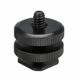 1/4 Inch Dual Thumb Screw Flash Cold Cold Shoe Camera Adapter Mount για GoPro DSLR