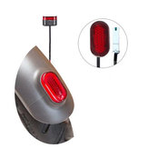 BIKIGHT Elektroroller-Schutzblech-Warnleuchte für M365 Roller, Skateboard, Fahrrad und Radfahren