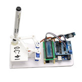 コントローラー付きのPlotclock Upgraded Manipulator Drawing ロボット ロボットic Clock