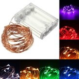 10M 100 LED Copper Wire Fairy String Light Battery Powered Waterproof Christmas Party Decor