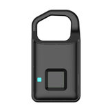 P4 Inteligentny Zamek Drzwiowy z Czytnikiem Linii Papilarnych, Kłódka Bezpieczna na Podróżowanie z Ładowaniem USB, Wodoodporna Antykradzieżowa Blokowanie na 6 Miesięcy
