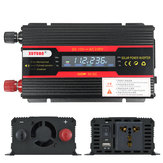 Inversor de potencia máxima de 3000W LCD Pantalla DC 12/ 24V a AC 110V/220V Convertidor de onda sinusoidal modificada