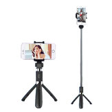 Bakeey L01 Bastão de Selfie Tripé Extensível Rotativo 360 Graus com Controle Remoto Bluetooth