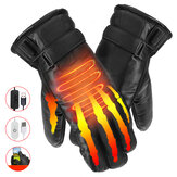 Paire de gants chauffants d'hiver rechargeables par USB, gants thermiques électriques isolés pour les sports d'hiver, l'escalade et le cyclisme