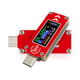 RIDEN® TC64 Farbdisplay Schnellladung PD Schnelltest Typ-C Voltmeter Kapazitätsmessgerät Temperaturmessgerät