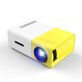 YG-300 LCD LED Mini Projektor 400-600 Lumen 320x240 800:1 Unterstützung 1080P Tragbarer Büro-Heimkino-Beamer