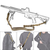 حبل حمل سلاح مزدوج قابل للتعديل من النايلون العسكري لملحقات بندقية CS