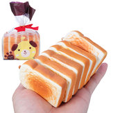 6 STKS Broodrooster Brood Squishy 9 CM Cracker Deeg Met Verpakking Collectie Geschenk Soft Speelgoed