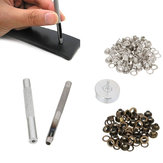 Kit di strumenti per l'impostazione dell'installazione dell'anello di tenuta degli attrezzi in pelle Set di perforatori in pelle con 80 occhielli 