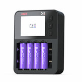 ISDT C4 EVO 36W 8A 6 Kanalen Slimme Batterijlader met USB-uitgang voor 18650 26650 26700 AA AAA-batterij