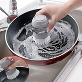 Бытовые кухонные принадлежности для мытья посуды Горшок для посуды Щетка с жидкостью для мытья посуды Мыло Диспенсер для посуды Щетка блю