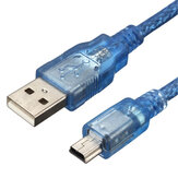 Μπλε αρσενικό καλώδιο δεδομένων USB 2.0A σε μίνι αρσενικό USB B για Nano V3.0 ATMEGA328P πλακέτα ενότητας