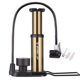 Pompa per bicicletta portatile WHEEL UP Mini con tubo ultraleggero e manometro, pressione massima di 120 Psi.