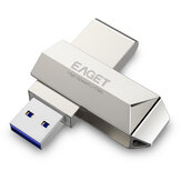Eaget F70 USB 3.0 128 GB Metal USB Flash schijf U schijf Penaandrijving 360 graden rotatie