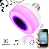 E27 5W LED Wireless Bluetooth RGB-Musikwiedergabe-Lautsprecher-Bühnenlampe AC100-240V