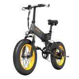 LAOTIE® FT100 1000W 15AH 20x4in Folding Electric Moped Bicycle 90-120KM Max Mileage 150KG MAX Load Electric Bike