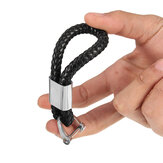 بو الجلود حبل مفتاح سلسلة حلقة معدنية سيارة المفاتيح المفاتيح الديكور هدية