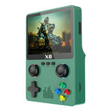X6 3.5-дюймовый HD-экран Портативная игровая консоль 32 ГБ 10000 игр с Dual Rocker Arcade Simulator Pocket Joystick Game Controller